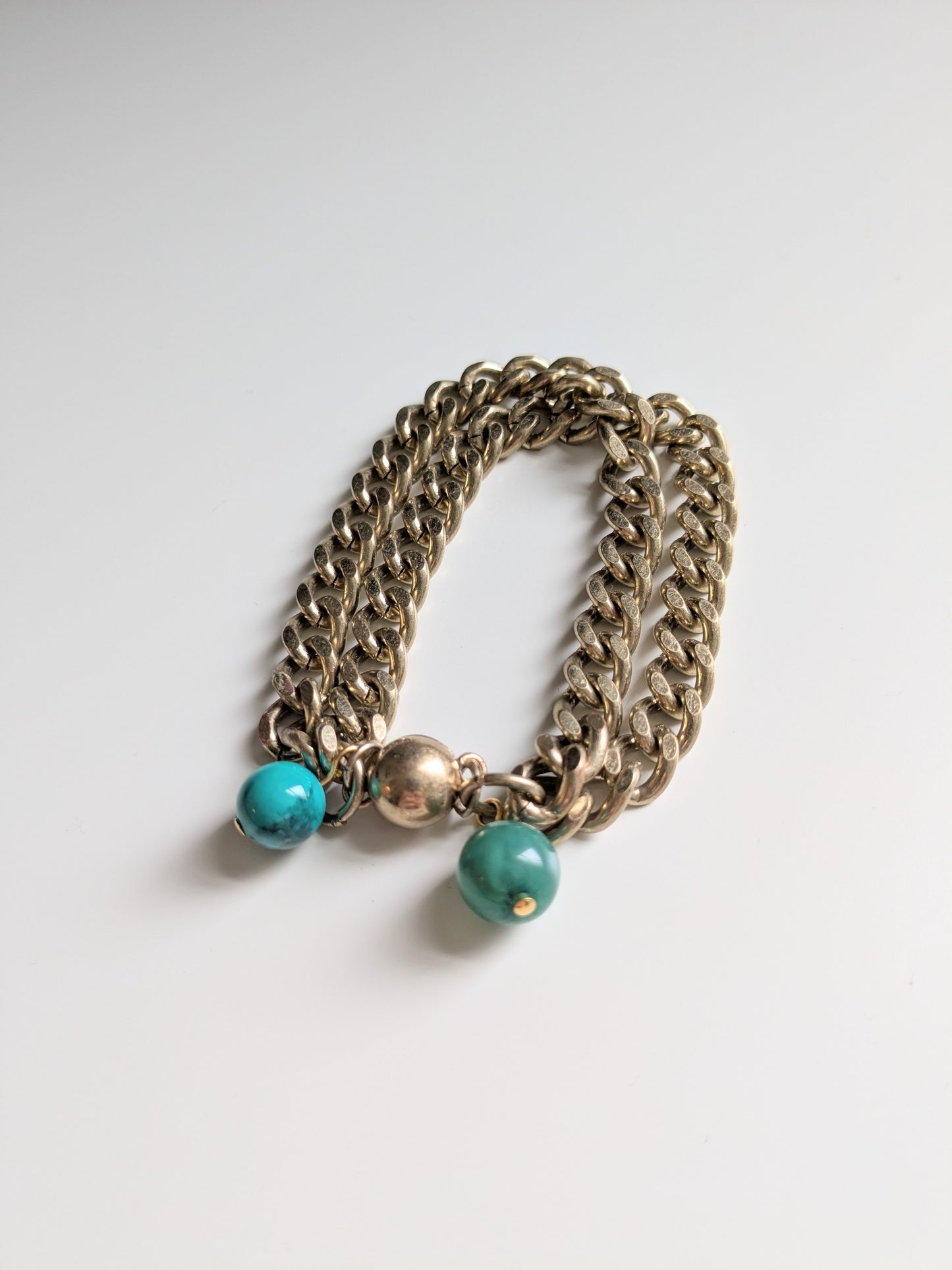 Chunky Double Chain Bracelet