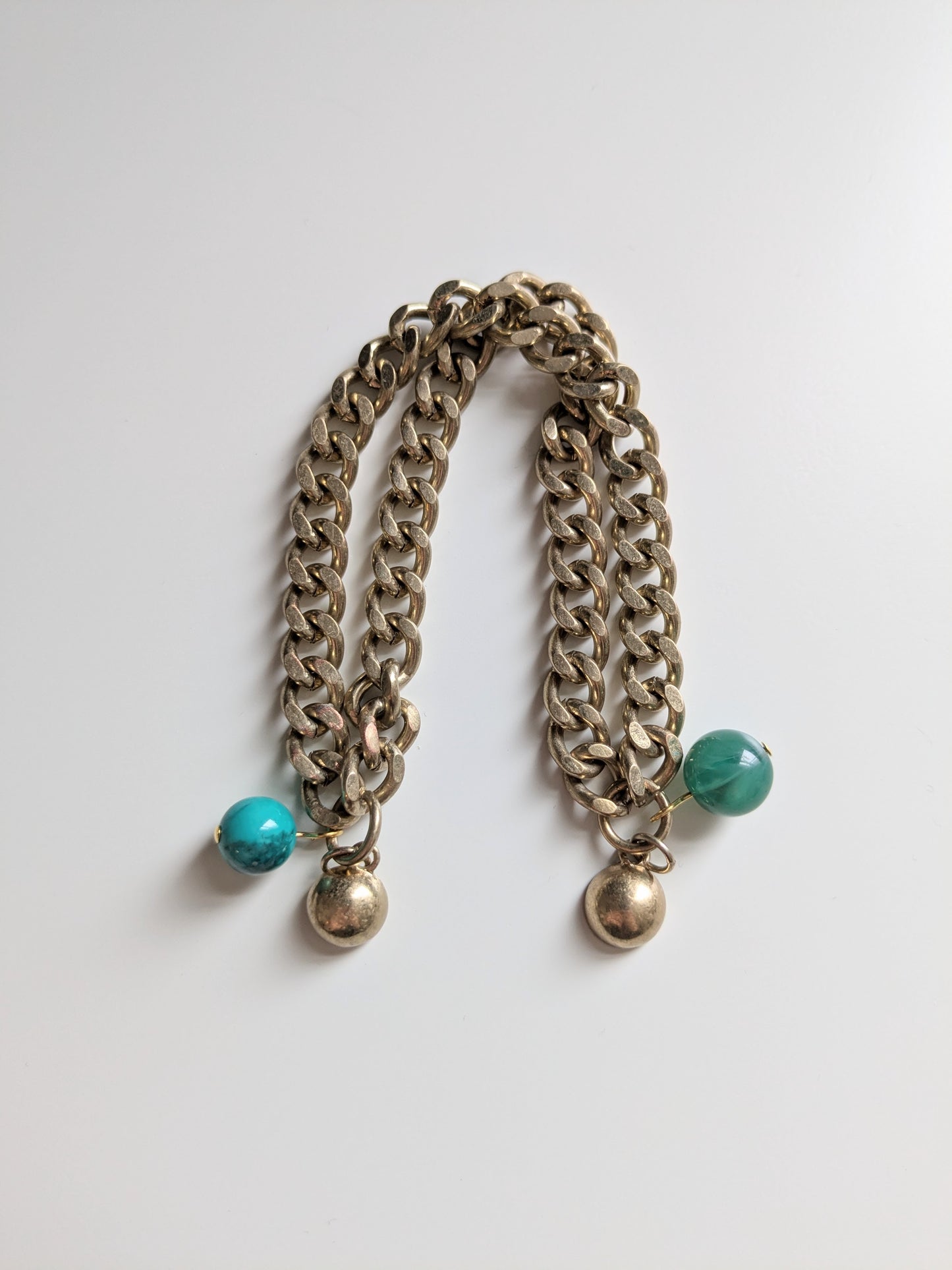 Chunky Double Chain Bracelet
