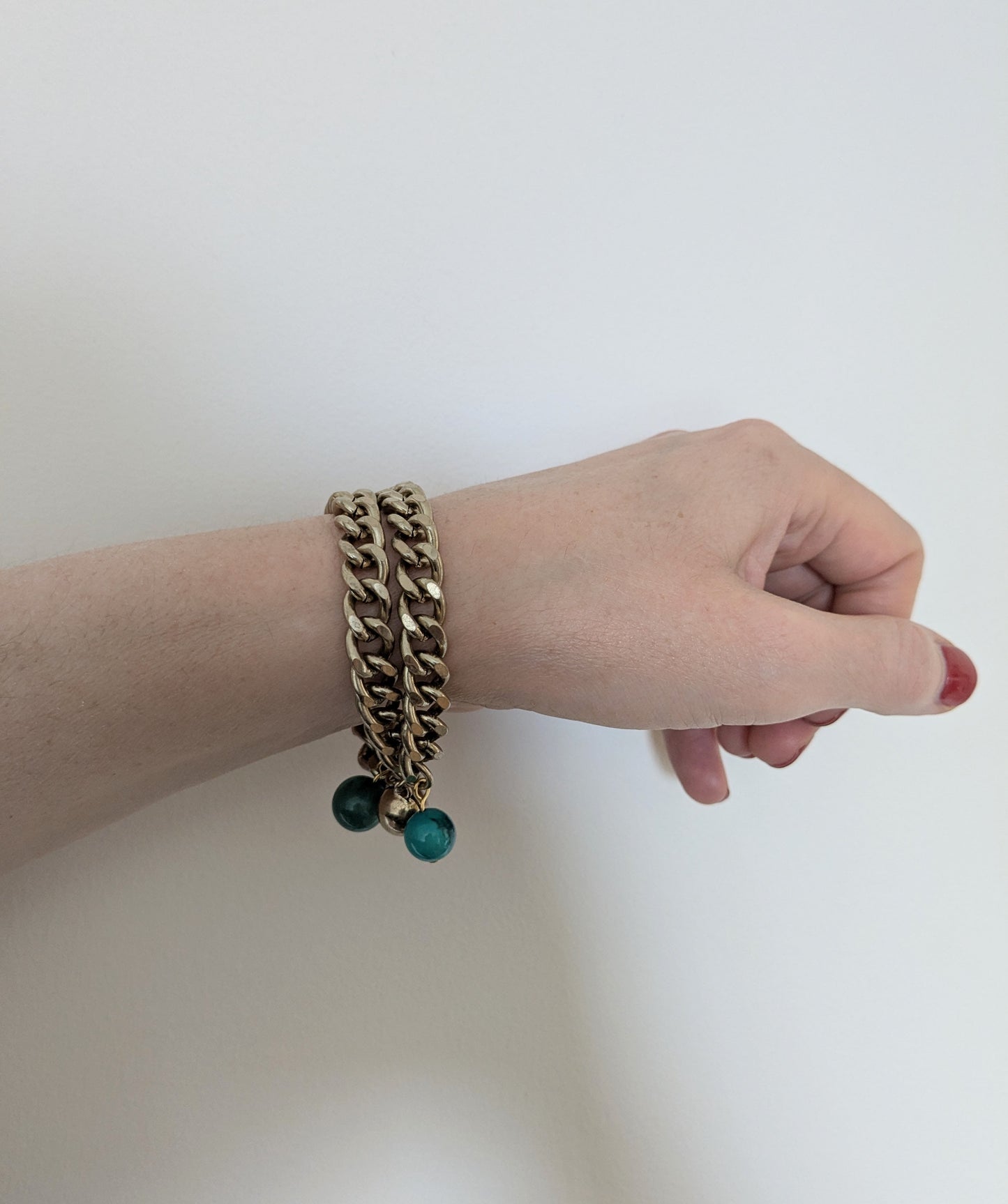 Chunky Double Chain Bracelet
