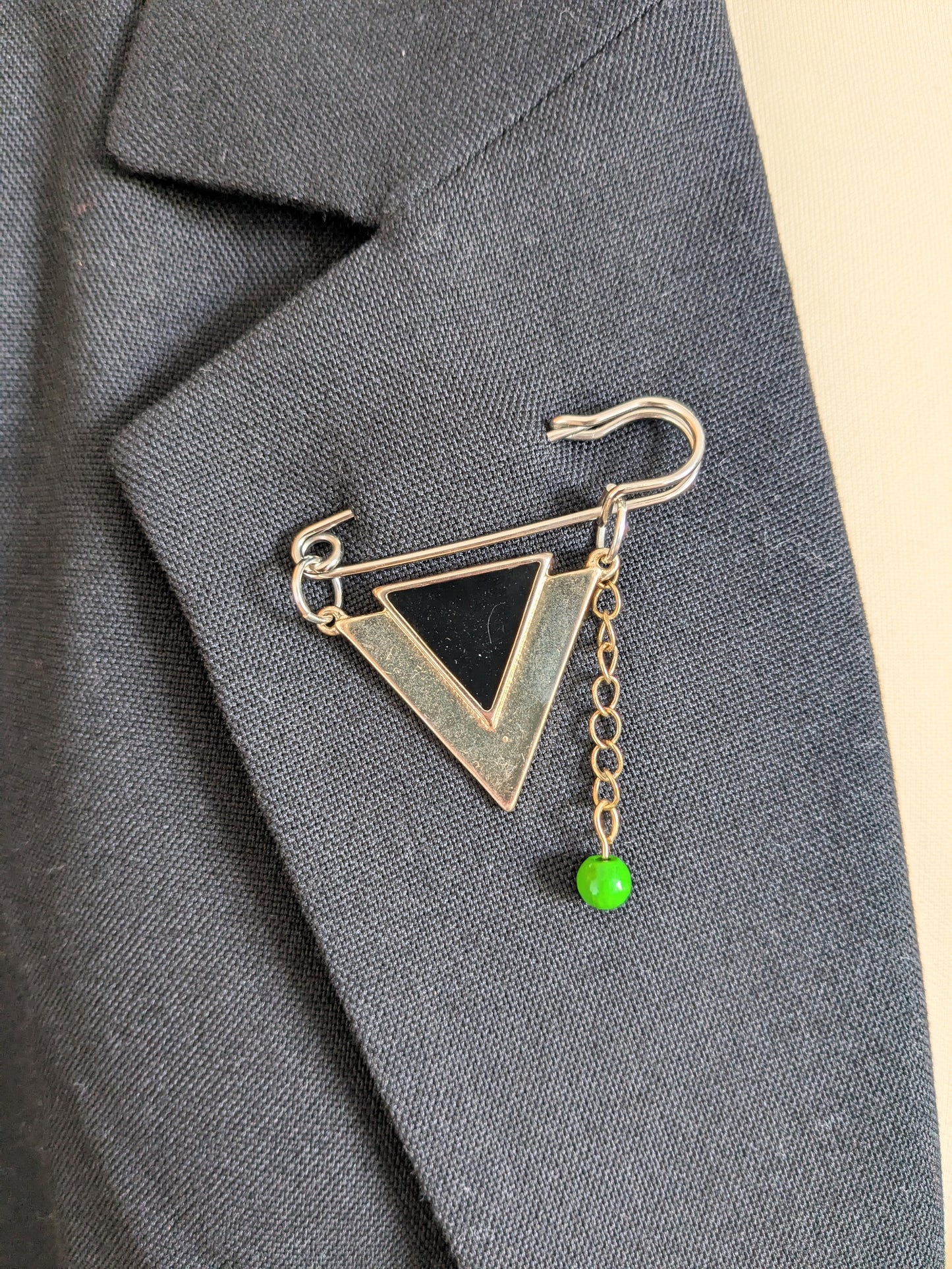 Geometric Pin Brooch