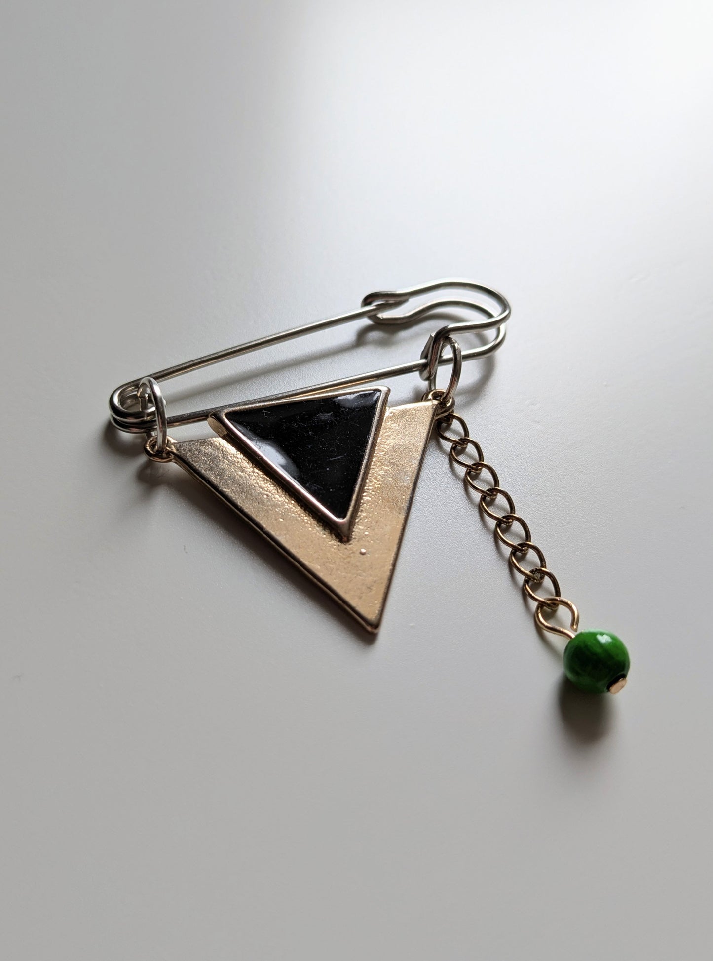Geometric Pin Brooch