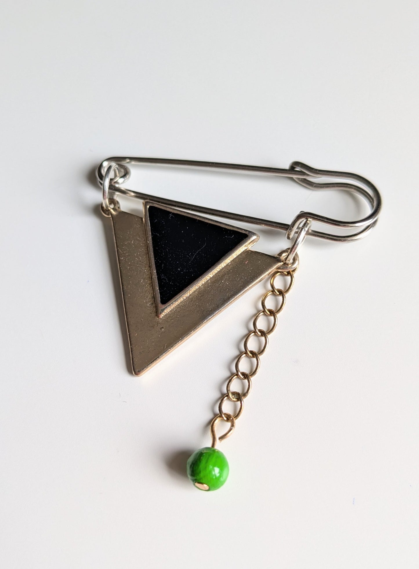 Geometric Pin Brooch
