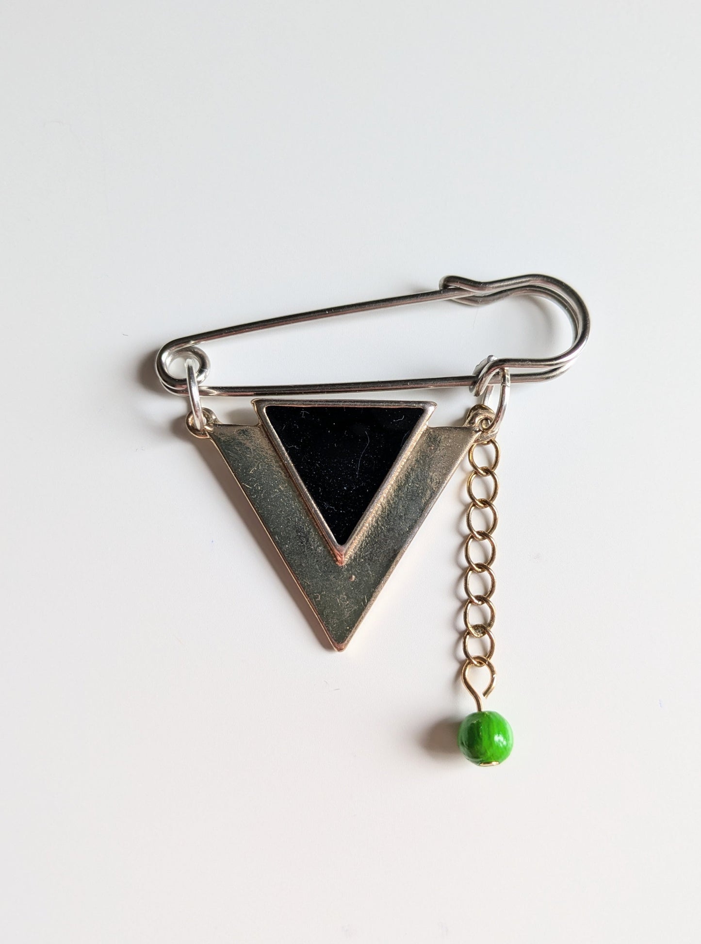 Geometric Pin Brooch