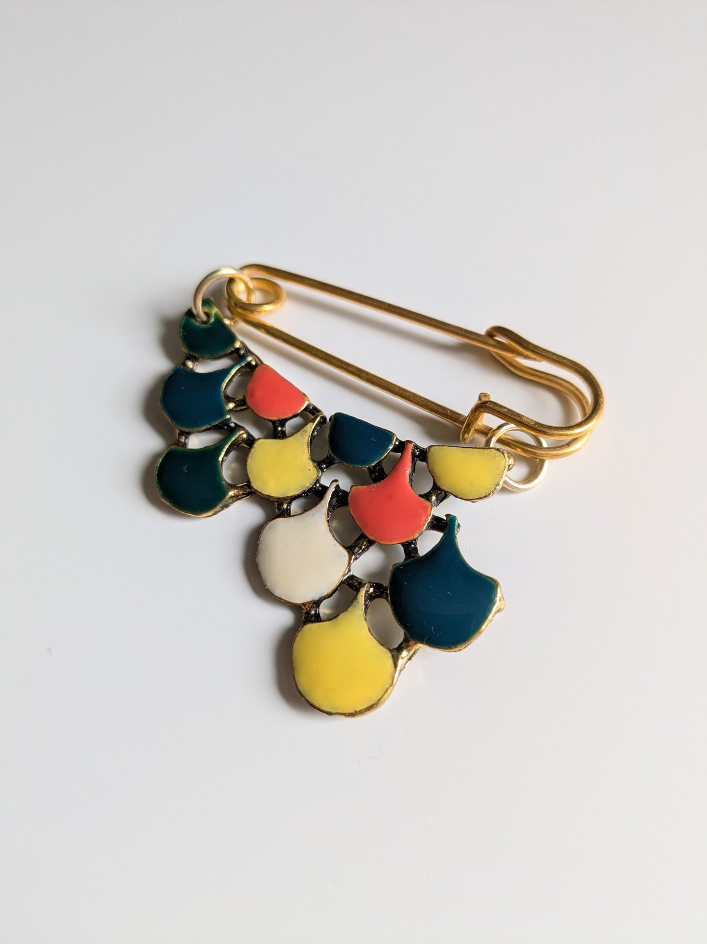 Colourful Pin Brooch