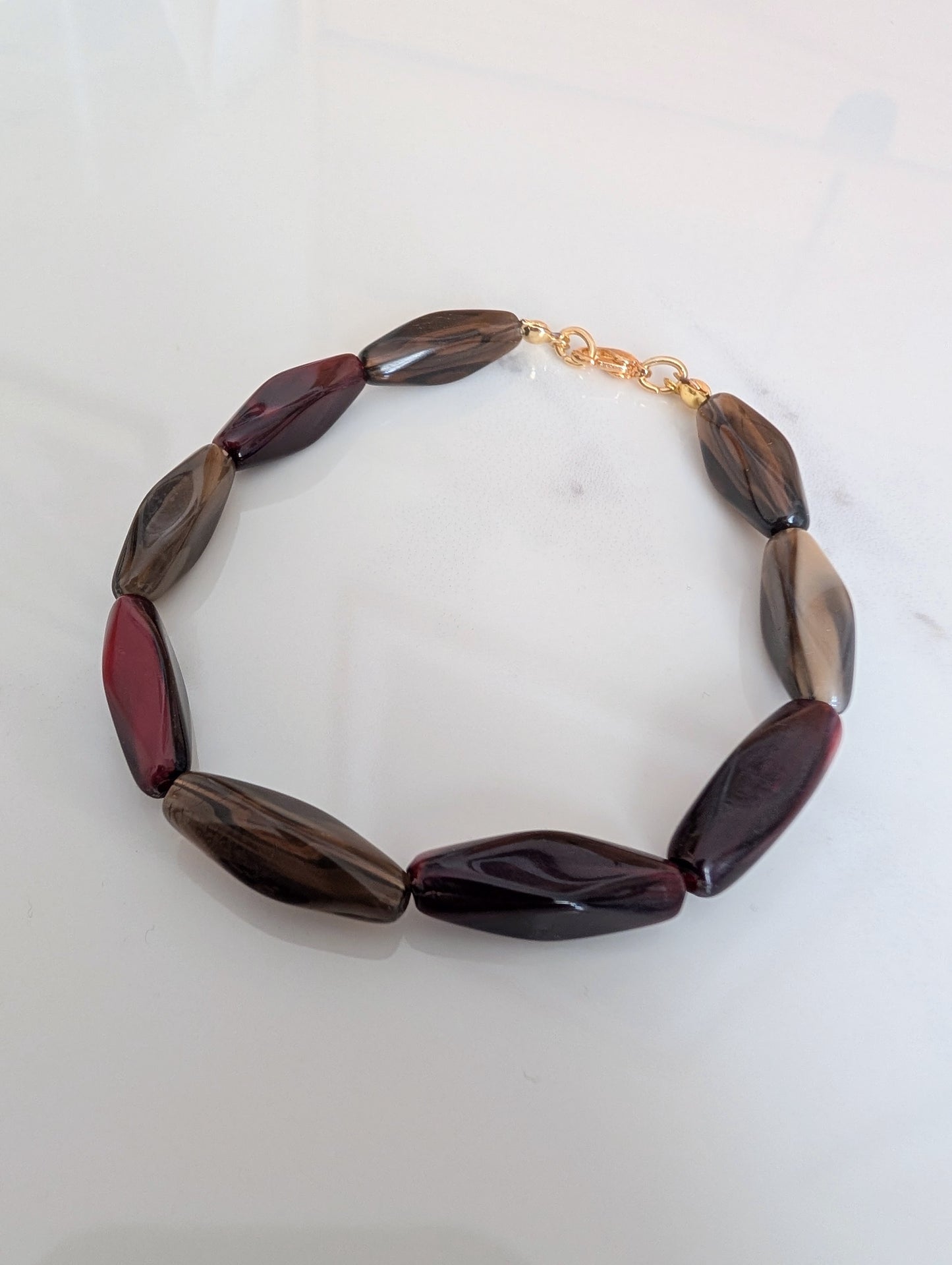 Geometric Beaded Bracelet