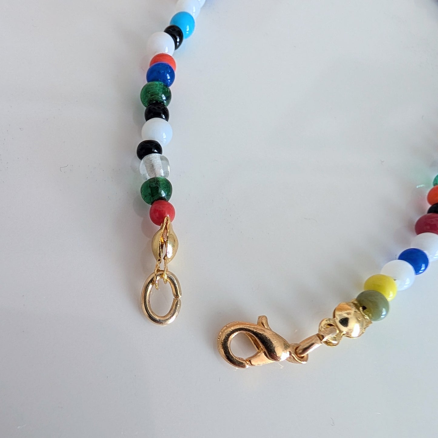 Colourful Vintage Beaded Bracelet