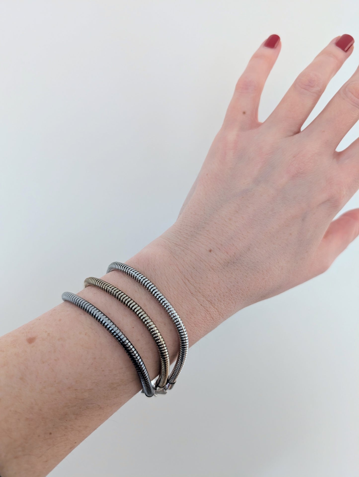 Multi Row Snake Bracelet