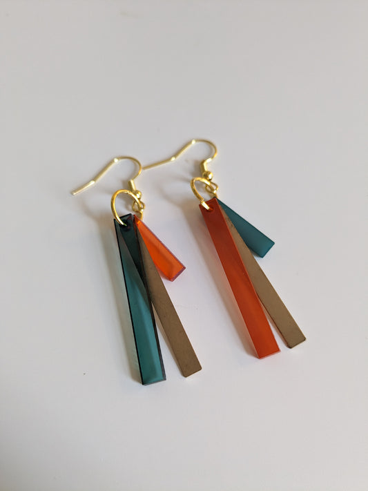 Colourful Dangle Earrings