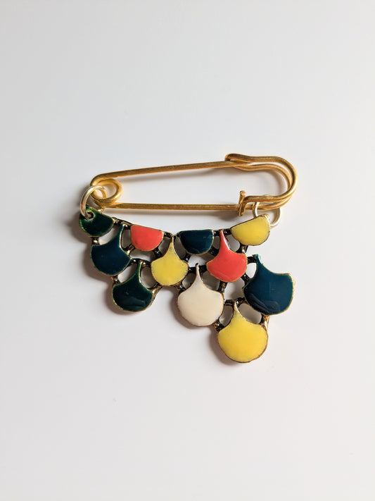 Colourful Pin Brooch