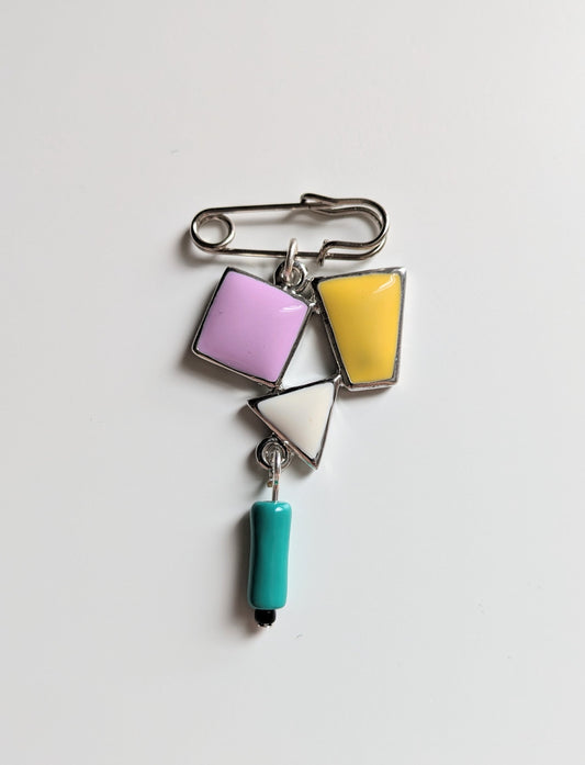 Abstract Pin Brooch