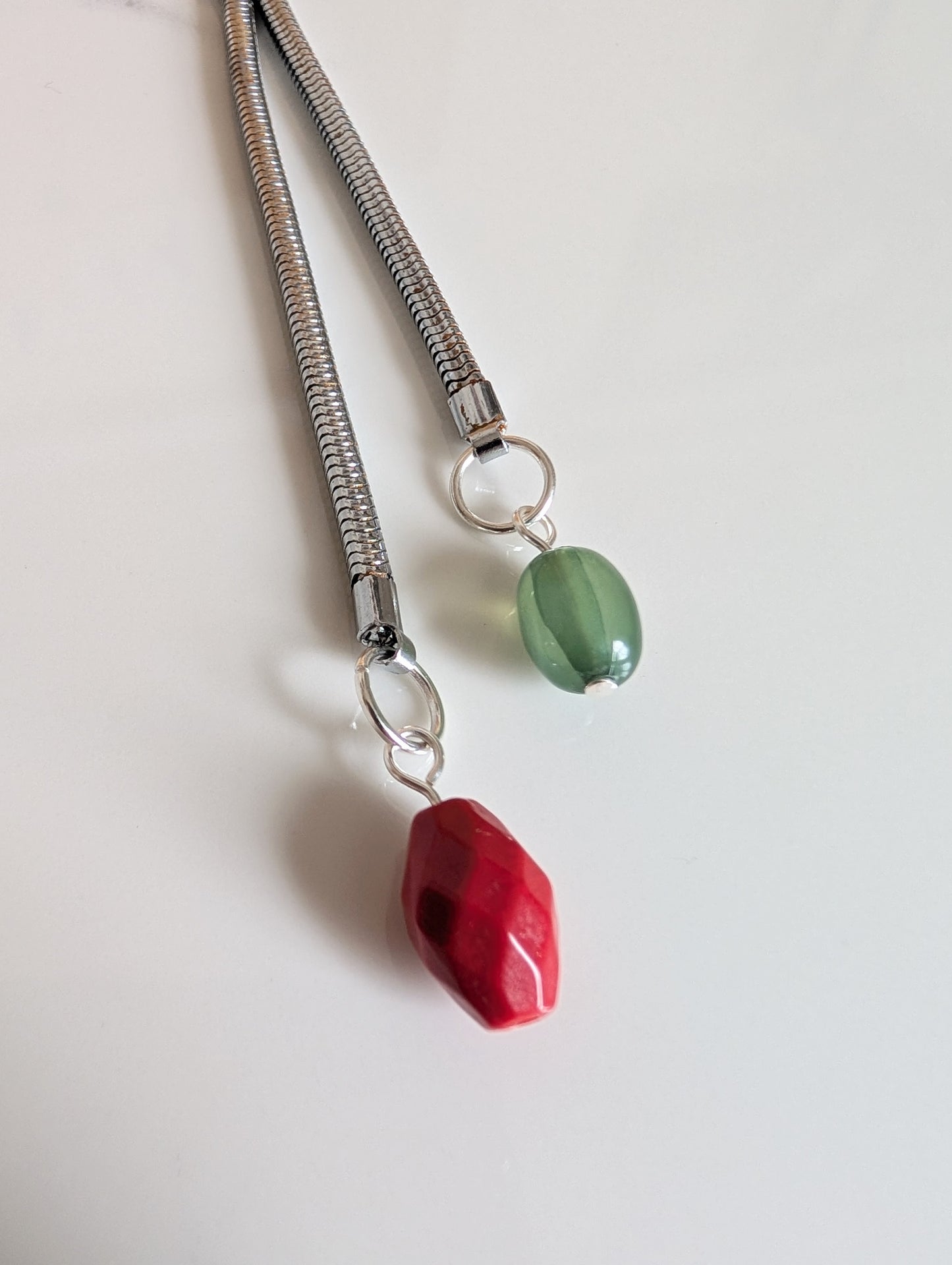 Long Snake Chain Y Necklace