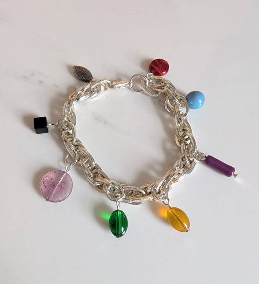 Colourful Charm Bracelet