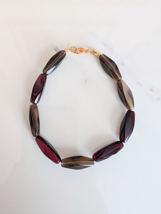 Geometric Beaded Bracelet