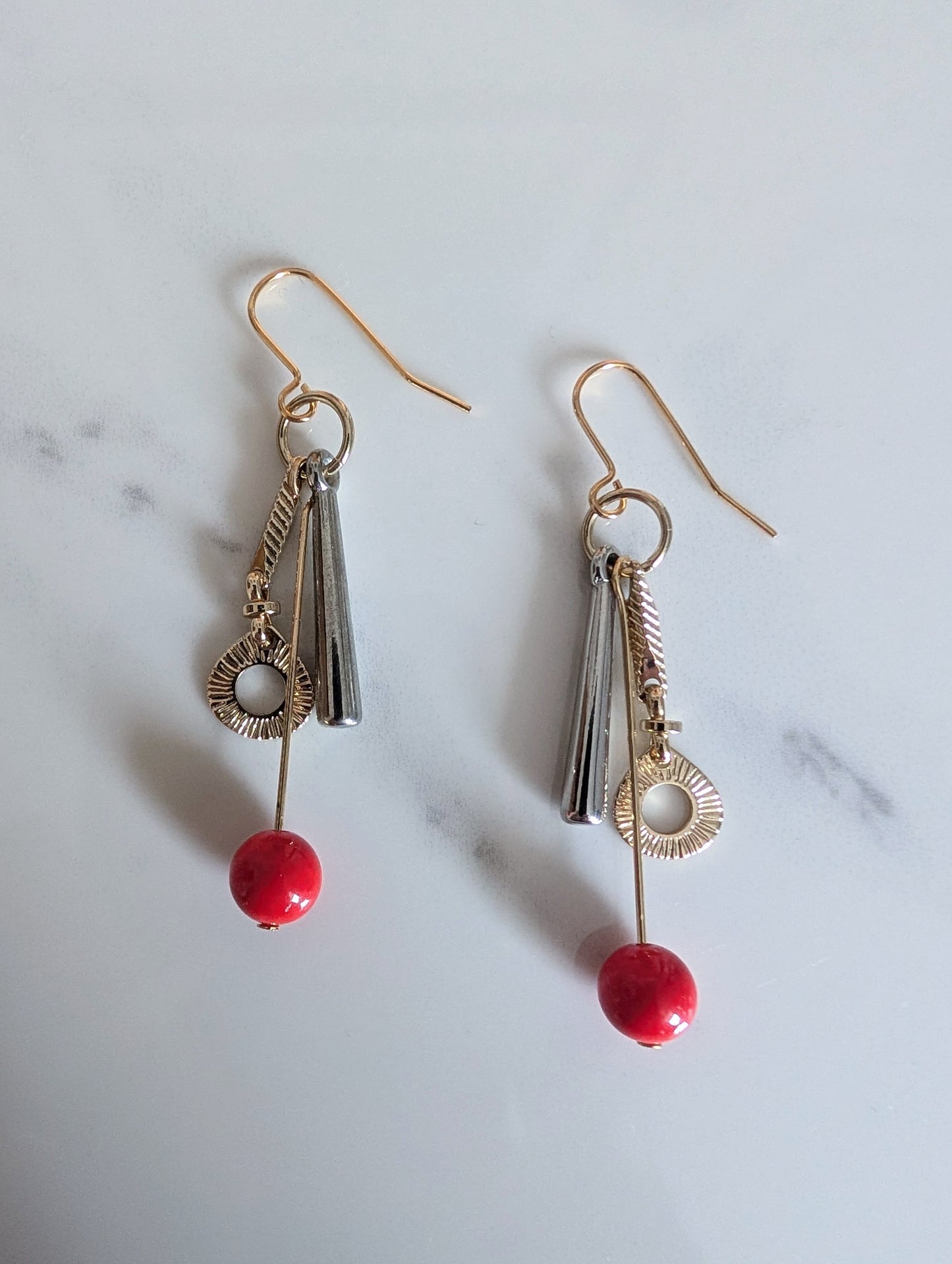 Fun Multi-Charm Dangle Earrings