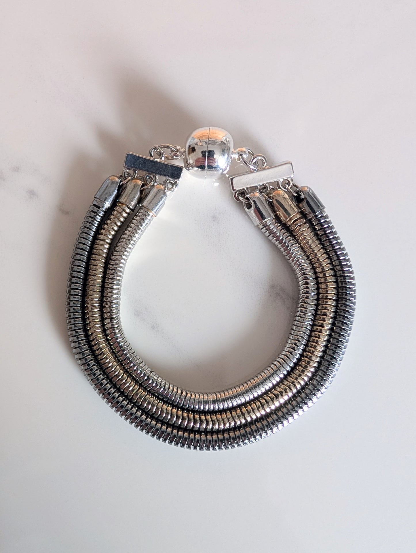 Multi Row Snake Bracelet