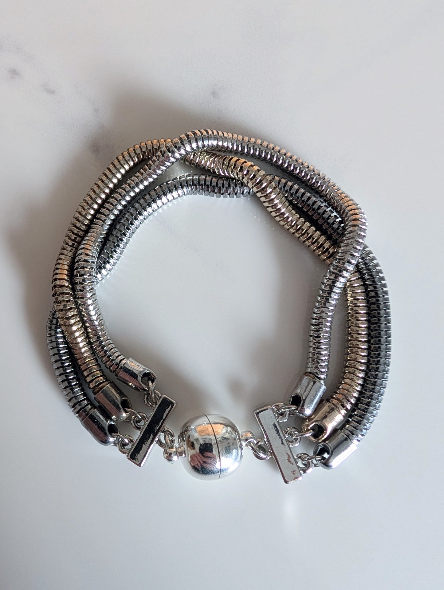 Multi Row Snake Bracelet