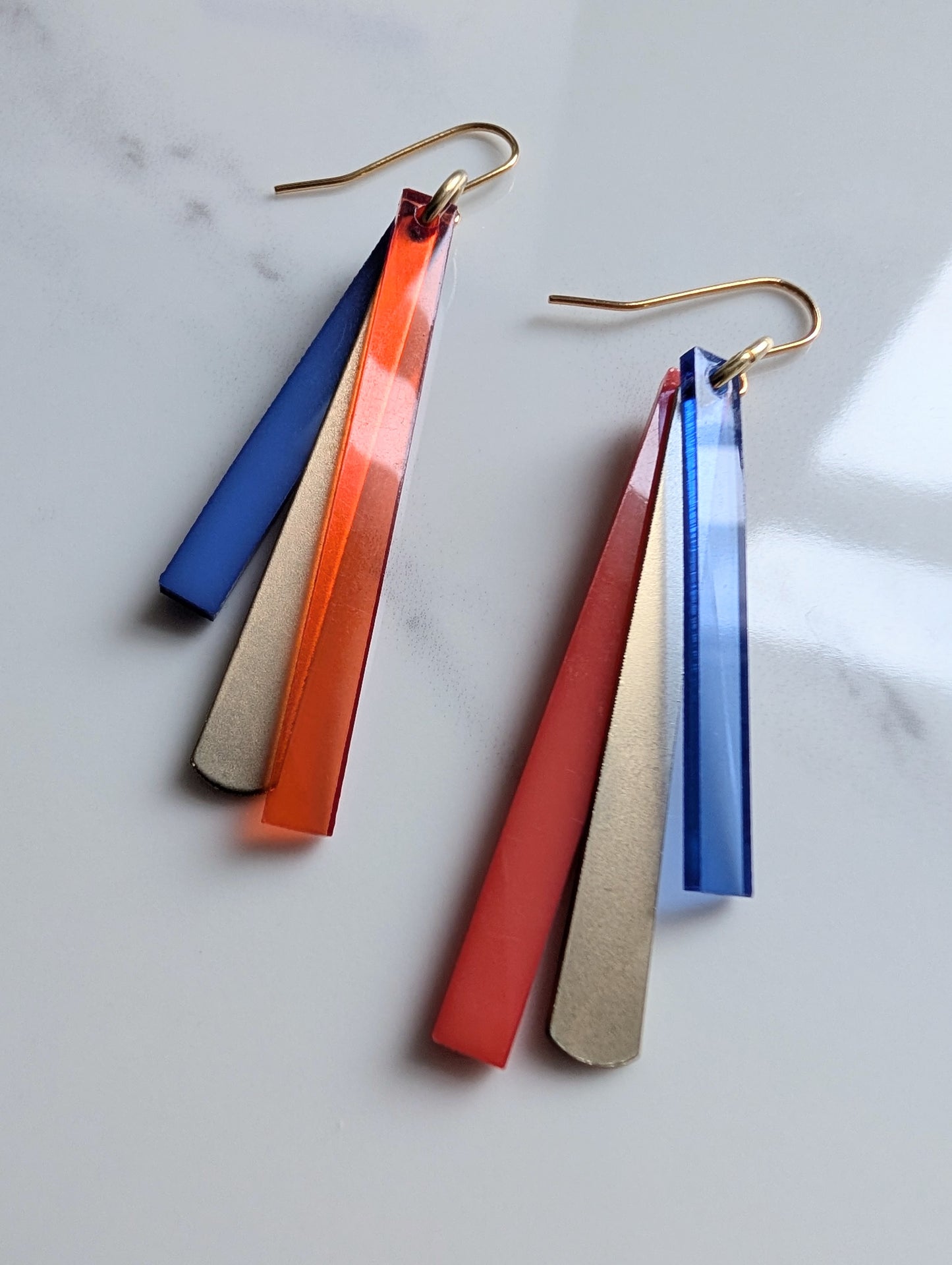 Acrylic Bar Earrings
